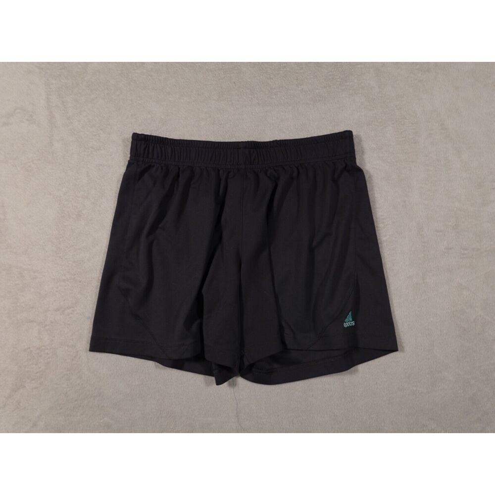 Adidas Womens Black Activewear Shorts Logo Size M